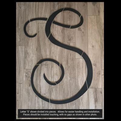Custom Extra Large "S" for Swimming Pool